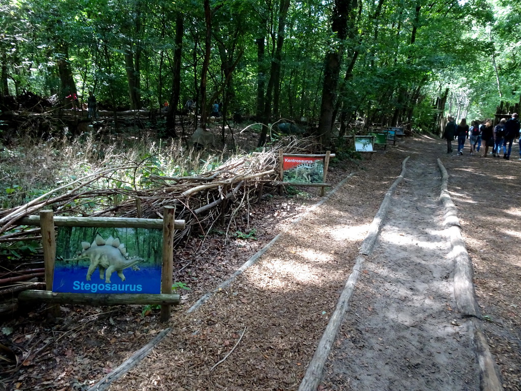Running track at the DinoPark at the DierenPark Amersfoort zoo