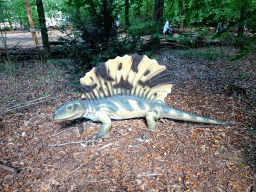 Edaphosaurus statue at the DinoPark at the DierenPark Amersfoort zoo