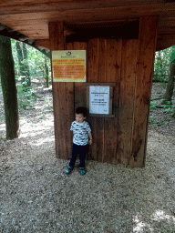 Max at the DinoPark at the DierenPark Amersfoort zoo