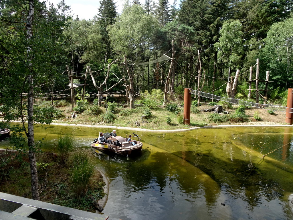 Boats at the Expedition River at the DierenPark Amersfoort zoo