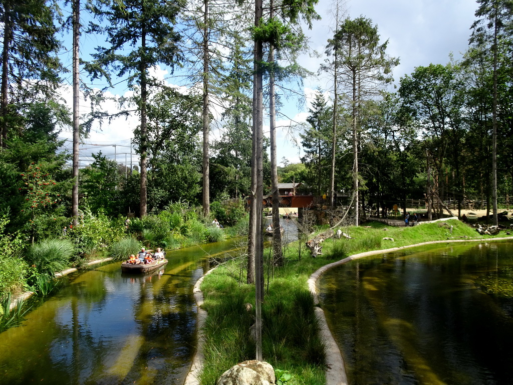 Boats at the Expedition River at the DierenPark Amersfoort zoo