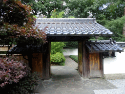 Gate at the Japanese Garden at the DierenPark Amersfoort zoo