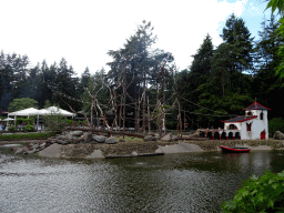 Island with Japanese Macaques at the DierenPark Amersfoort zoo