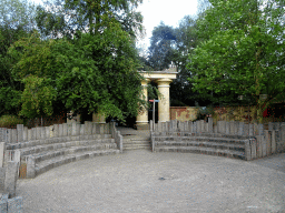 Central square at the City of Antiquity at the DierenPark Amersfoort zoo