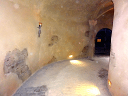 Hallway at the Lion Enclosure at the City of Antiquity at the DierenPark Amersfoort zoo