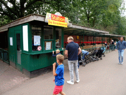 Front of the Berenboemel train station at the DierenPark Amersfoort zoo