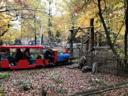 Tourist train at the DierenPark Amersfoort zoo