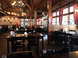 Interior of the Restaurant de Boerderij at the DierenPark Amersfoort zoo