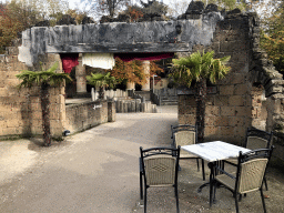 Gate at the City of Antiquity at the DierenPark Amersfoort zoo