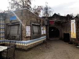 Front of the Kashba restaurant at the City of Antiquity at the DierenPark Amersfoort zoo