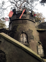 Tower at the Lion Enclosure at the City of Antiquity at the DierenPark Amersfoort zoo