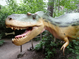 Albertosaurus statue at the DinoPark at the DierenPark Amersfoort zoo