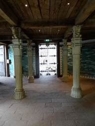 Interior of the Palace of King Darius at the City of Antiquity at the DierenPark Amersfoort zoo