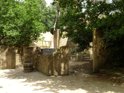 Building at the City of Antiquity at the DierenPark Amersfoort zoo