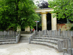 Amphitheatre and arch at the City of Antiquity at the DierenPark Amersfoort zoo
