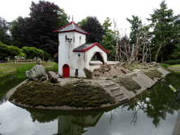 Island with Japanese Macaques at the DierenPark Amersfoort zoo