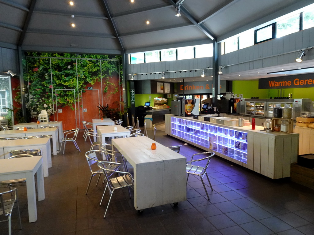 Interior of the Restaurant Buitenplaats at the DierenPark Amersfoort zoo