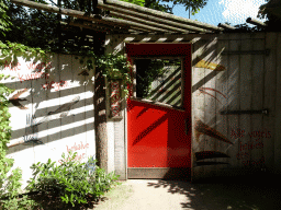 Entrance to the Snavelrijk aviary at the DierenPark Amersfoort zoo