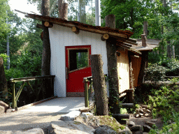 Exit of the Snavelrijk aviary at the DierenPark Amersfoort zoo