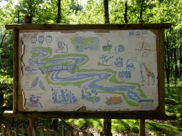 Map of the Expedition River at the DierenPark Amersfoort zoo