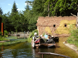 Cycle boats on the Expedition River at the DierenPark Amersfoort zoo