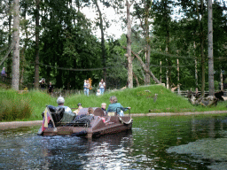 Cycle boat on the Expedition River at the DierenPark Amersfoort zoo