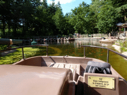 The Expedition River at the DierenPark Amersfoort zoo, viewed from the cycle boat