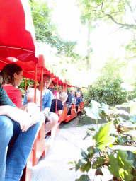 The tourist train at the DierenPark Amersfoort zoo