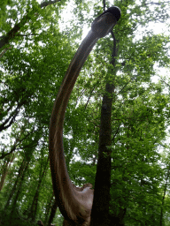 Diplodocus statue at the DinoPark at the DierenPark Amersfoort zoo