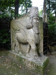 Statue at the City of Antiquity at the DierenPark Amersfoort zoo