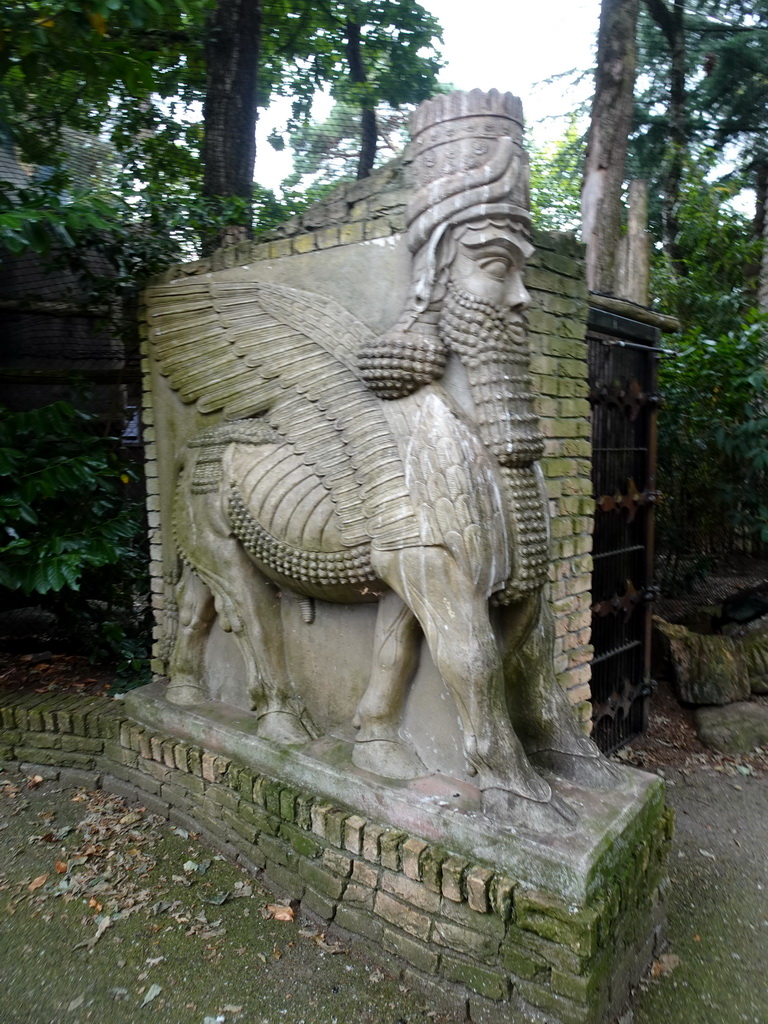 Statue at the City of Antiquity at the DierenPark Amersfoort zoo