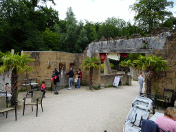 Terrace of the Kashba restaurant at the City of Antiquity at the DierenPark Amersfoort zoo
