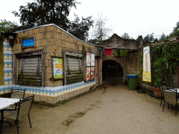 Front of the Kashba restaurant at the City of Antiquity at the DierenPark Amersfoort zoo