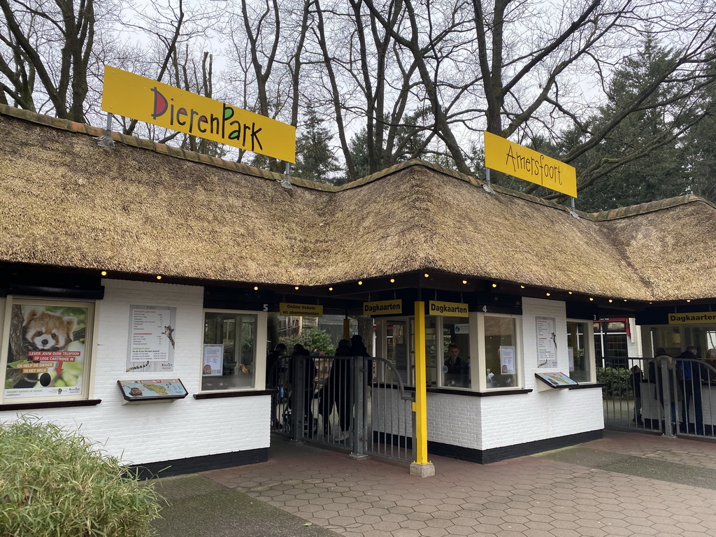 Entrance to the DierenPark Amersfoort zoo at the Barchman Wuytierslaan street