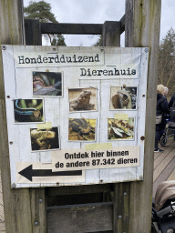 Information on the Honderdduizend Dierenhuis building at the DierenPark Amersfoort zoo