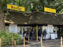 Entrance to the DierenPark Amersfoort zoo at the Barchman Wuytierslaan street