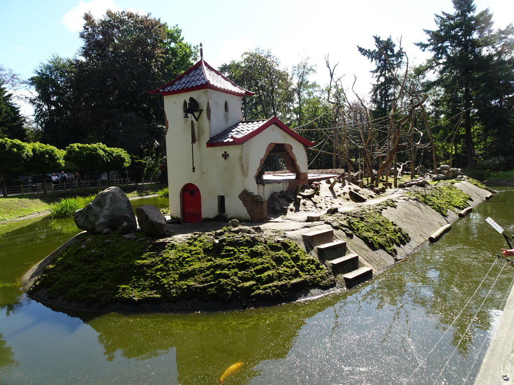 Island with Japanese Macaques at the DierenPark Amersfoort zoo