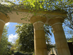 Gate at the City of Antiquity at the DierenPark Amersfoort zoo