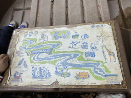 Map of the Expedition River at the DierenPark Amersfoort zoo