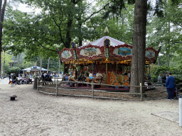 Carousel at the Pretplein square at the DierenPark Amersfoort zoo