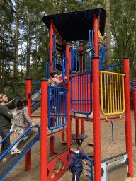 Max at the playground at the Pretplein square at the DierenPark Amersfoort zoo