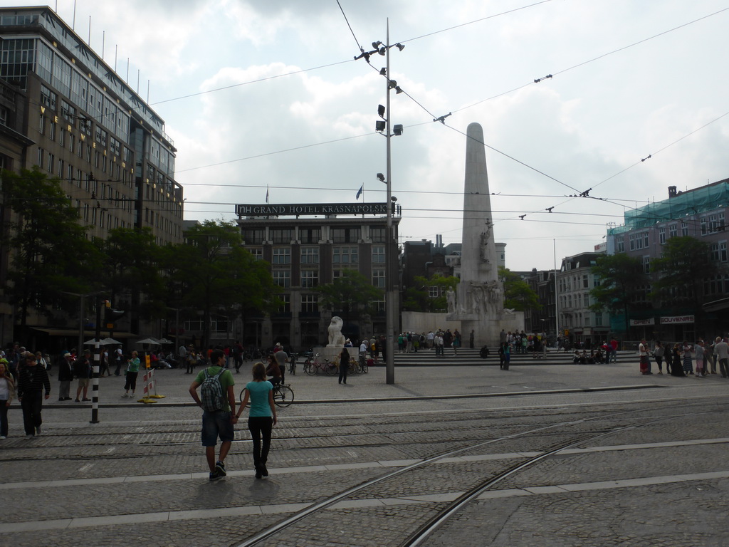 The Dam square with the Nationaal Monument