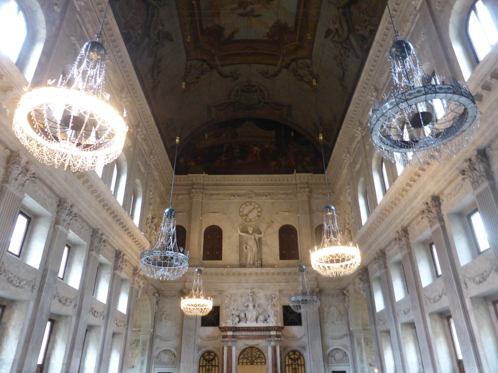 East side of the Citizen`s Hall at the First Floor of the Royal Palace Amsterdam