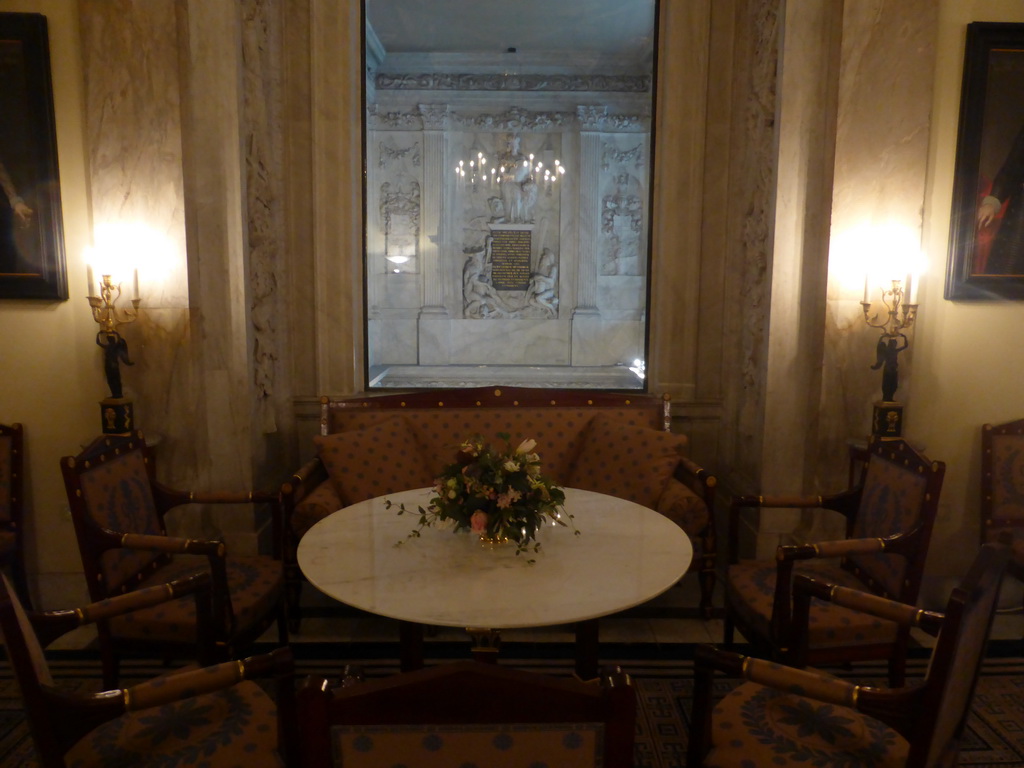 The Burgomaster`s Chamber at the First Floor of the Royal Palace Amsterdam