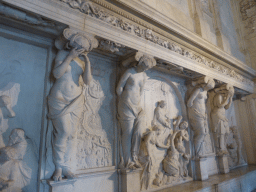 Reliefs at the front entrance at the Ground Floor of the Royal Palace Amsterdam