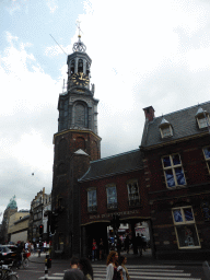 The Munttoren tower at the Muntplein square