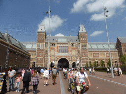 Southwest side of the Rijksmuseum at the Museumplein square