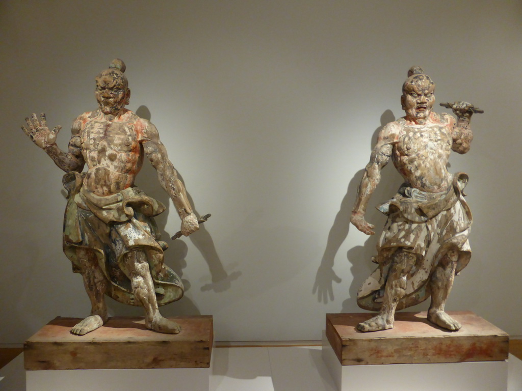 Guardian figures at the Asian Pavilion of the Rijksmuseum