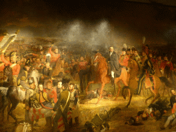 Painting `The Battle of Waterloo` by Jan Willem Pieneman, at Room 1.12 at the First Floor of the Rijksmuseum