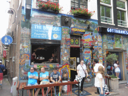 Front of the Bulldog coffee shop at the Oudezijds Voorburgwal street